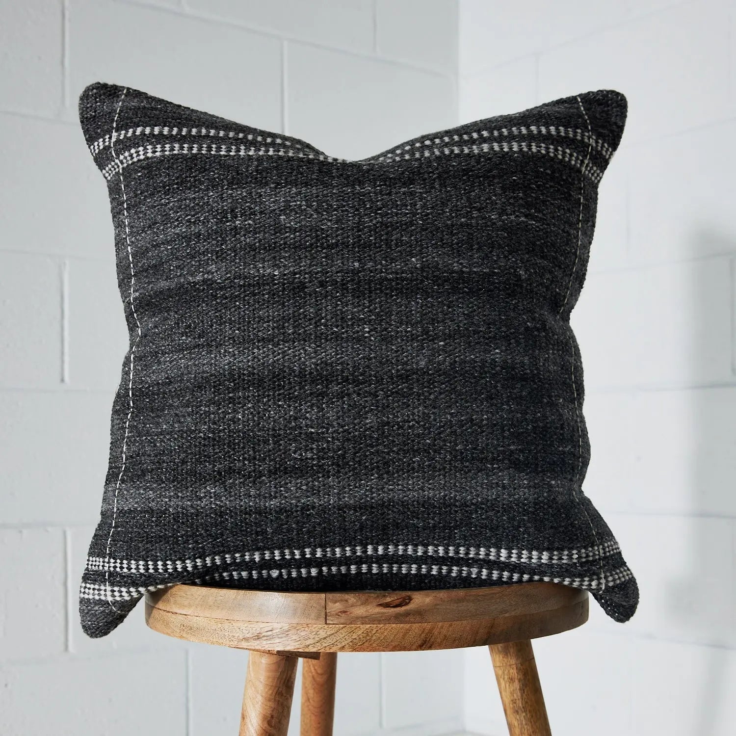 Jute Cushion Charcoal - Cushion - Rugs a Million