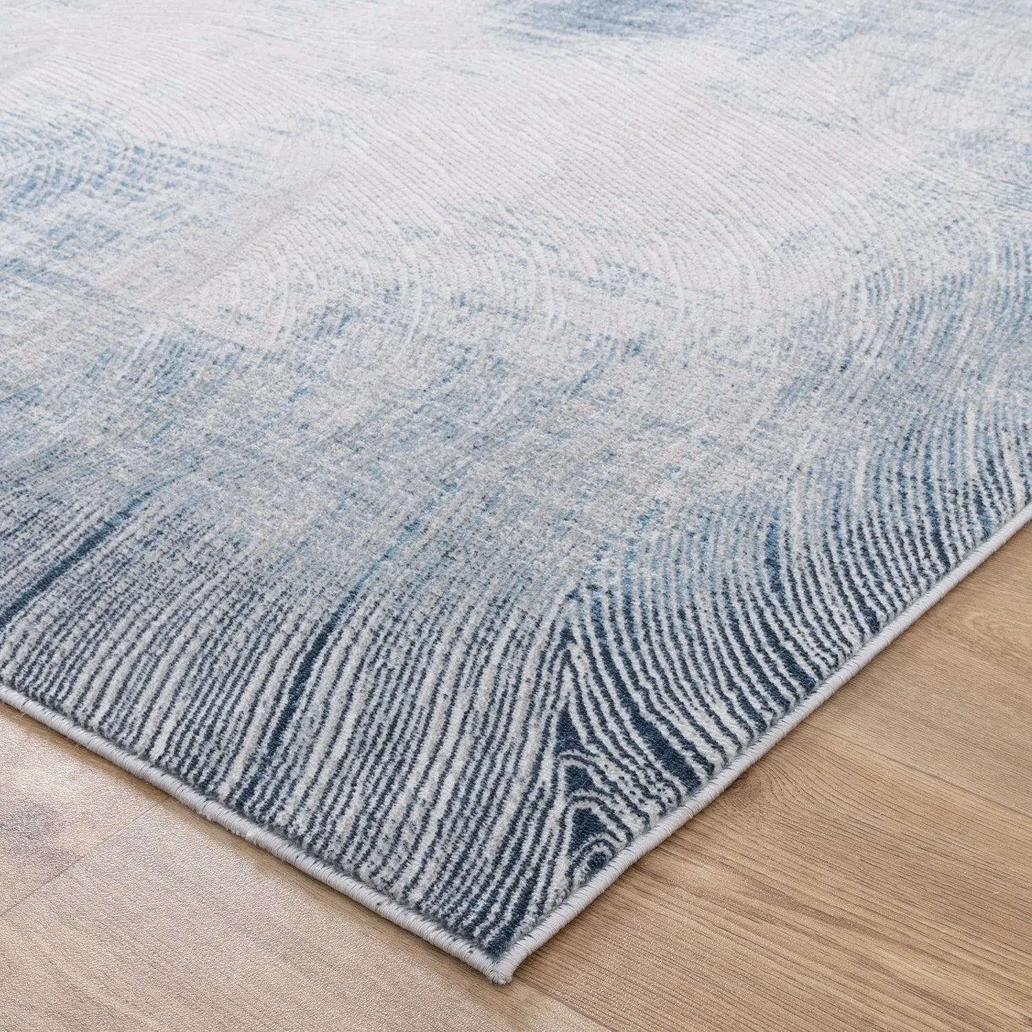 Calvin Klein Grey Blue Floor Rug - Area Rug - Rugs a Million