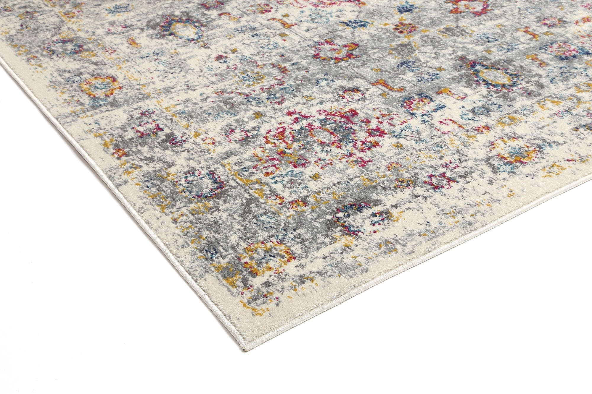 Delicate Multi Grey Traditional Rug - Rugs - Rugs a Million