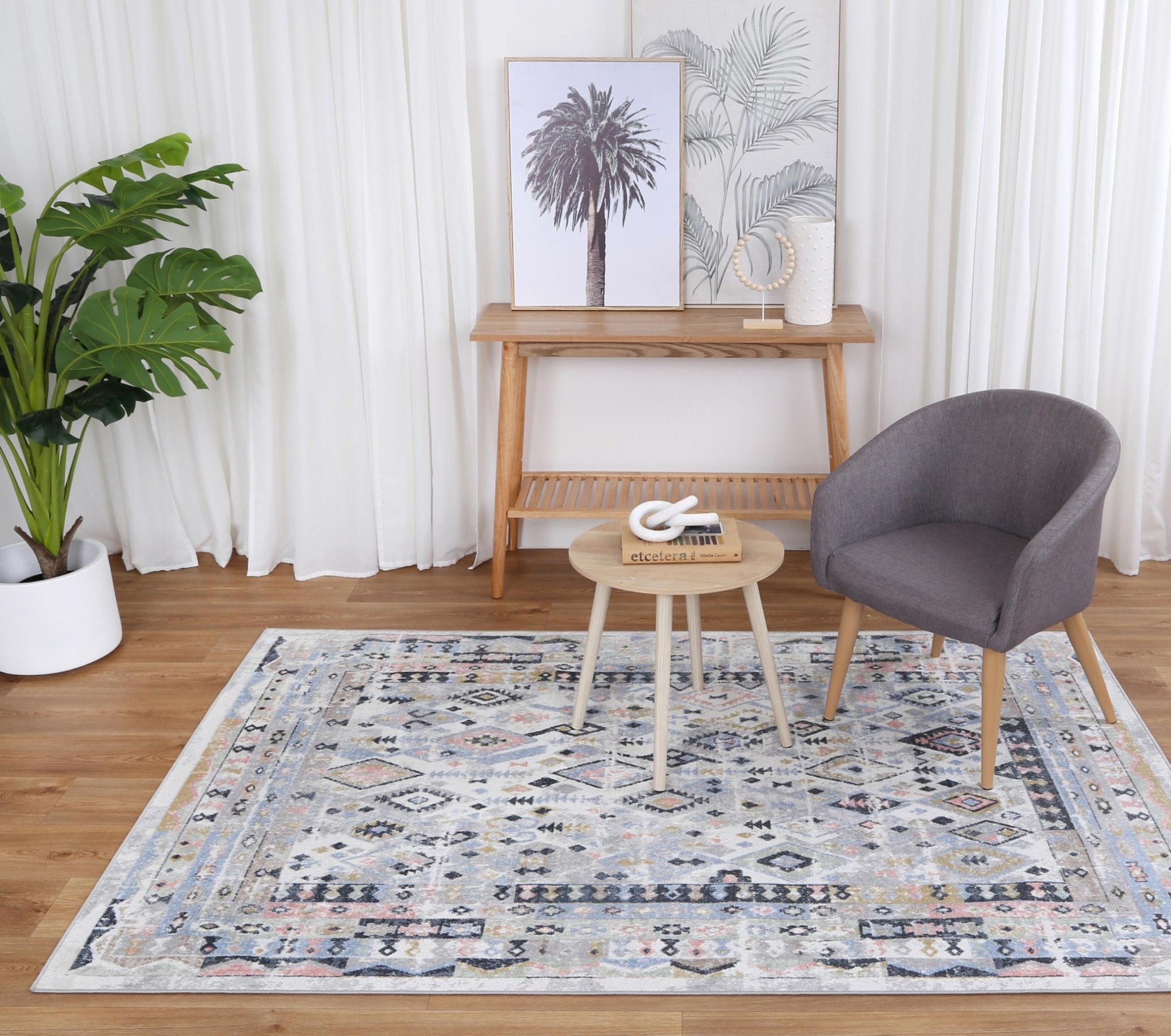 Puerto Colombo Multi Tribal Soft Rug - Rugs - Rugs a Million