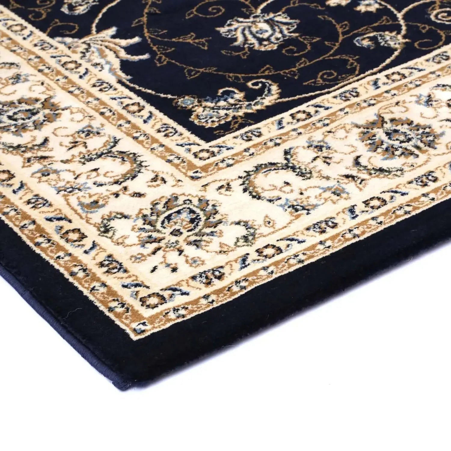 Suzani Navy Floral Traditional Rug - Rugs - Rugs a Million