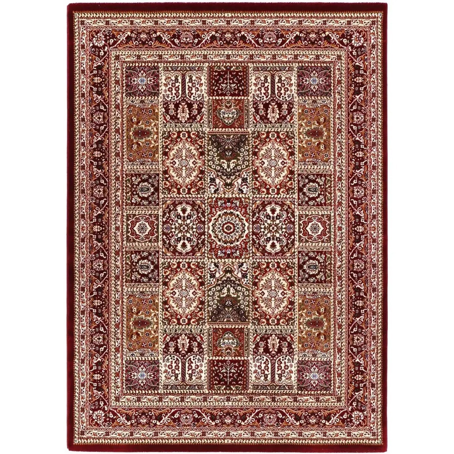 Suzani Red Medallion Traditional Rug - Rugs - Rugs a Million
