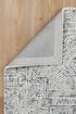 Posy Labyrinth 09A  Charcoal Wool Rug