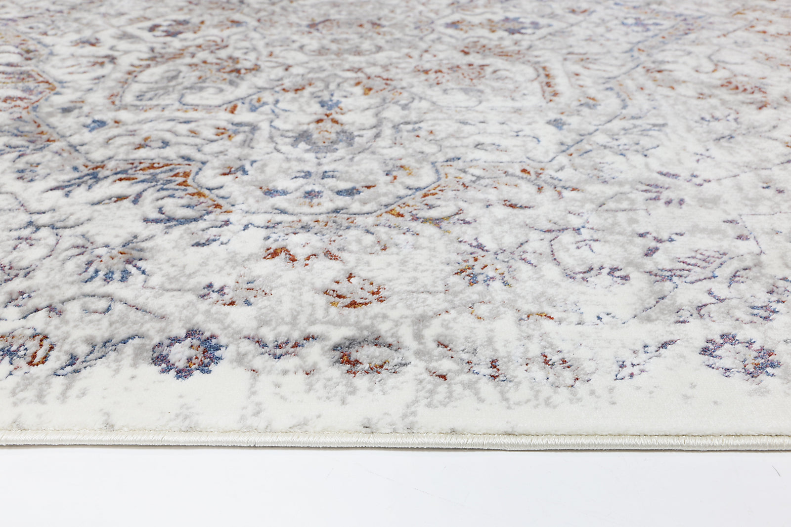 Bohemian Paradise Vintage Grey Multi Rug