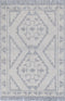 Diego Ornamental Light Grey Wool Rug