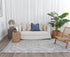 Diego Ornamental Light Grey Wool Rug