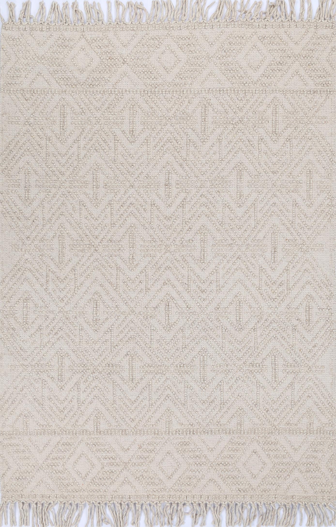 Diego Tribal Brown Wool Rug