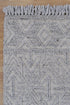 Diego Tribal Light Grey Wool Rug