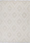 Diego Geometric Beige Wool Rug