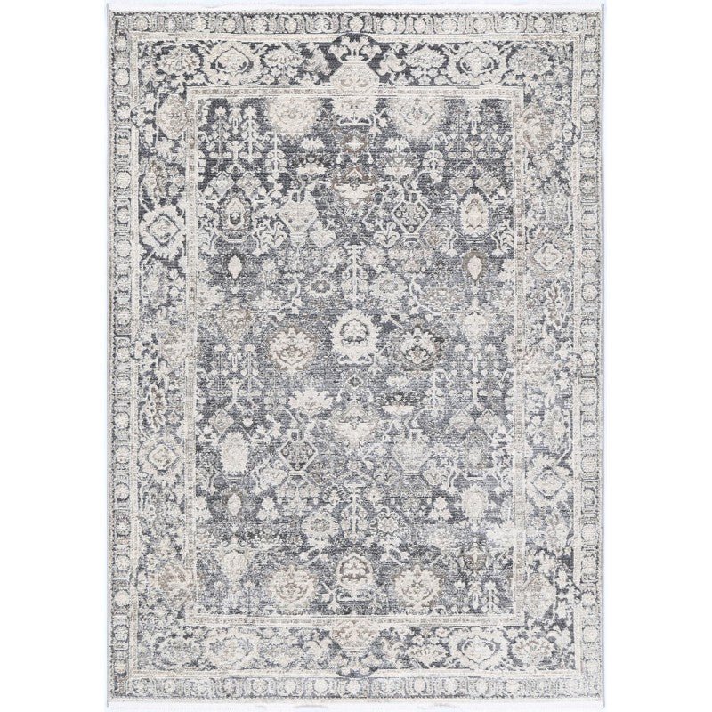 Astra Floral Rug Grey - RUGS - Rugs a Million