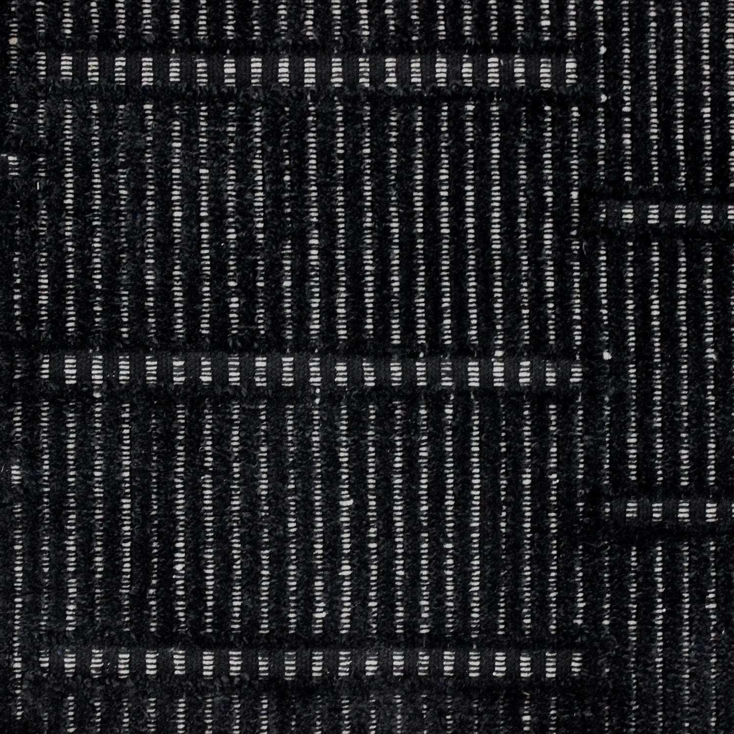 Lacey Abstract Stripe Charcoal Wool Rug - Rugs a Million