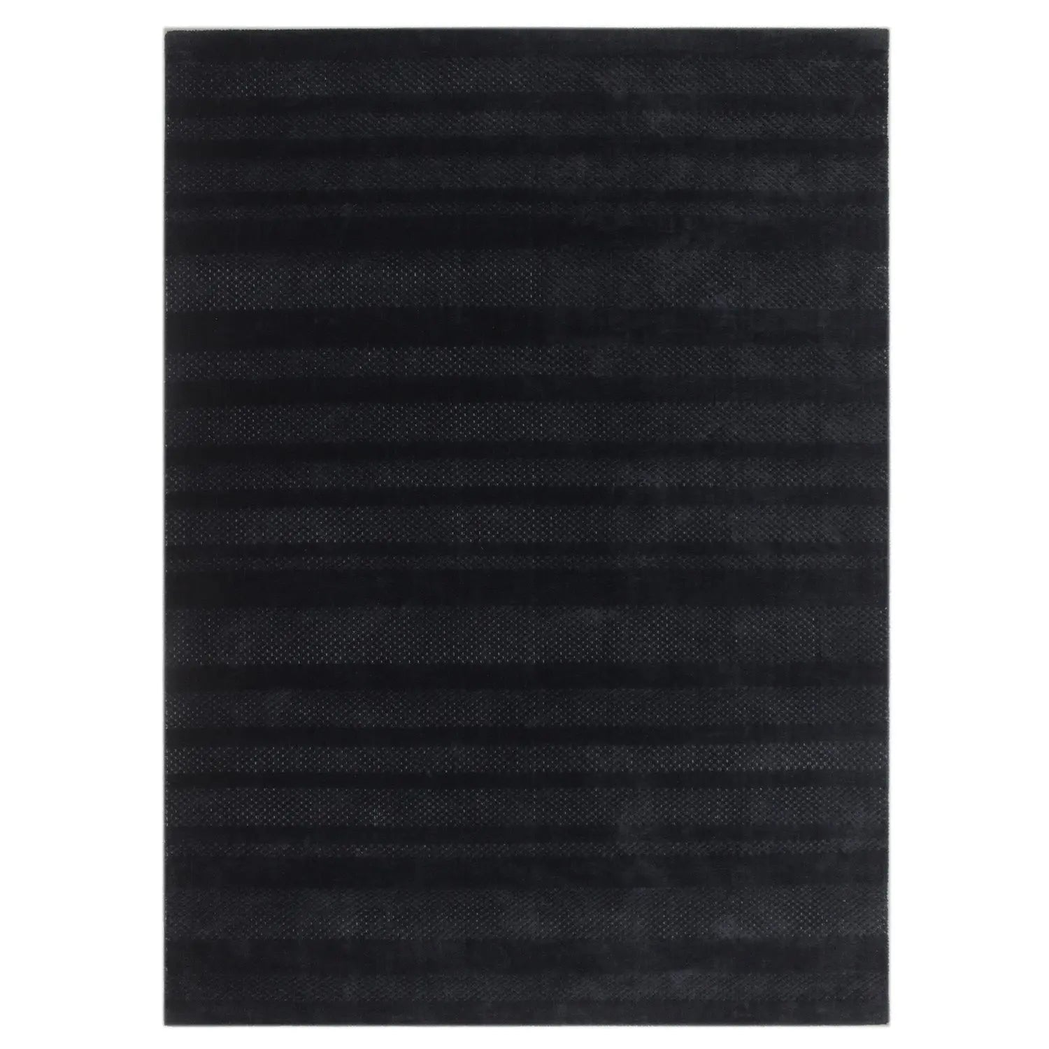 Lacey Plain Charcoal Wool Rug - Rugs - Rugs a Million