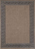 Sisalo Brown Beige Bordered Patterned Rug - Runner - Rugs a Million
