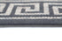 Sisalo Grey Bordered Patterned Rug - Runner - Rugs a Million