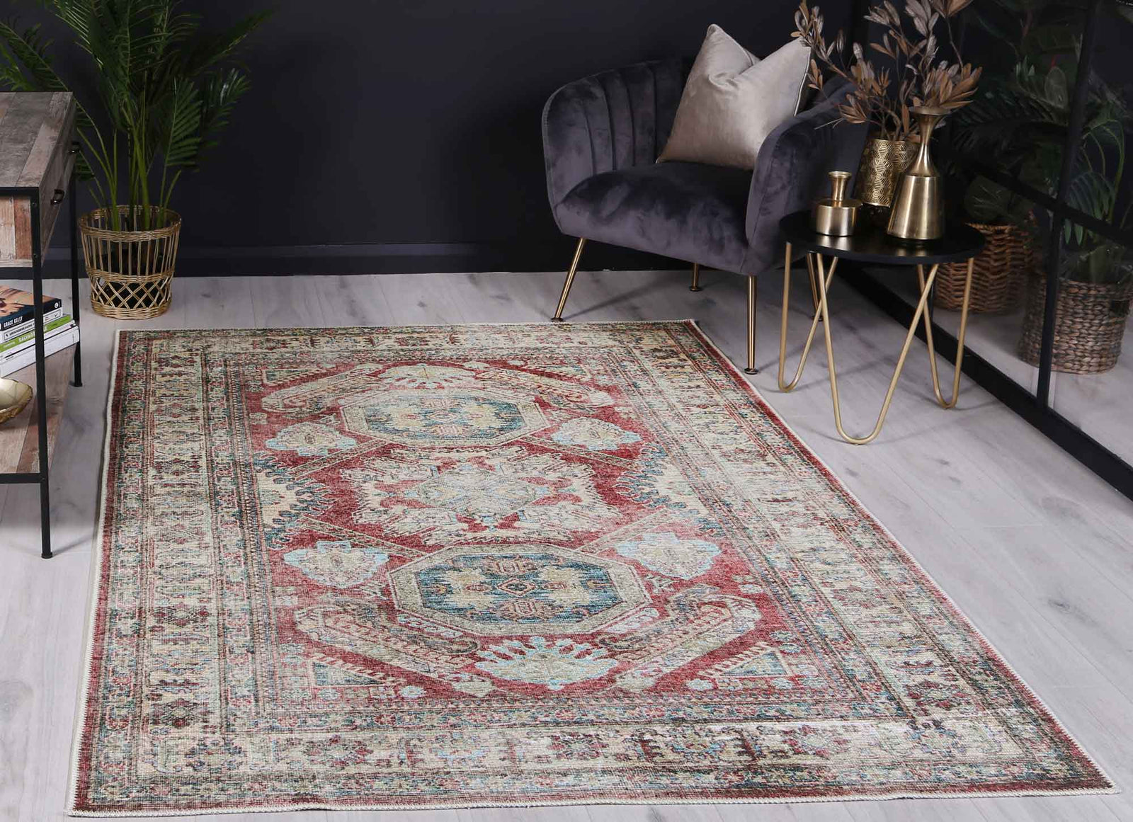 Traditional Kazak Ruby - Washable Rug - Rugs a Million