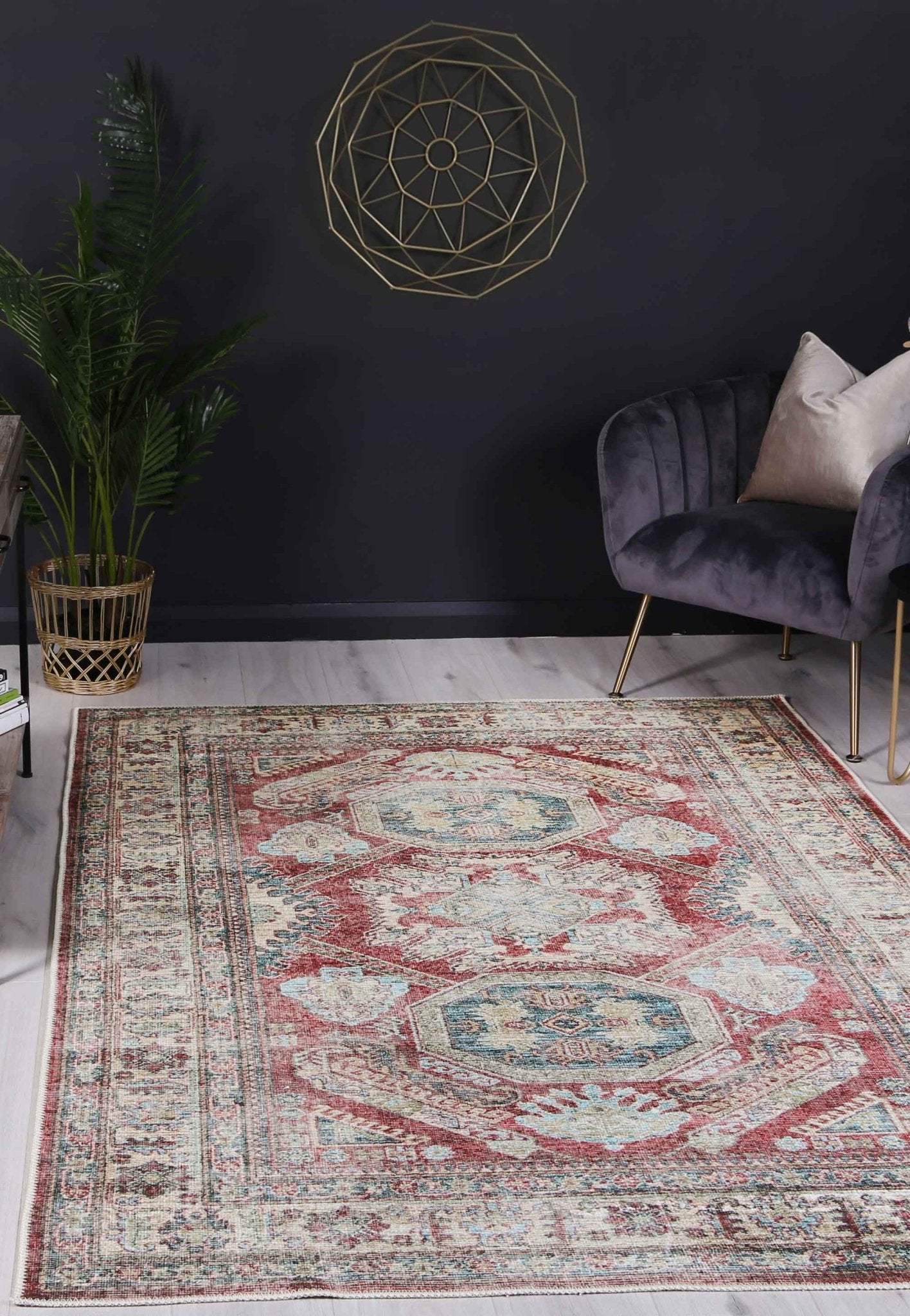 Traditional Kazak Ruby - Washable Rug - Rugs a Million