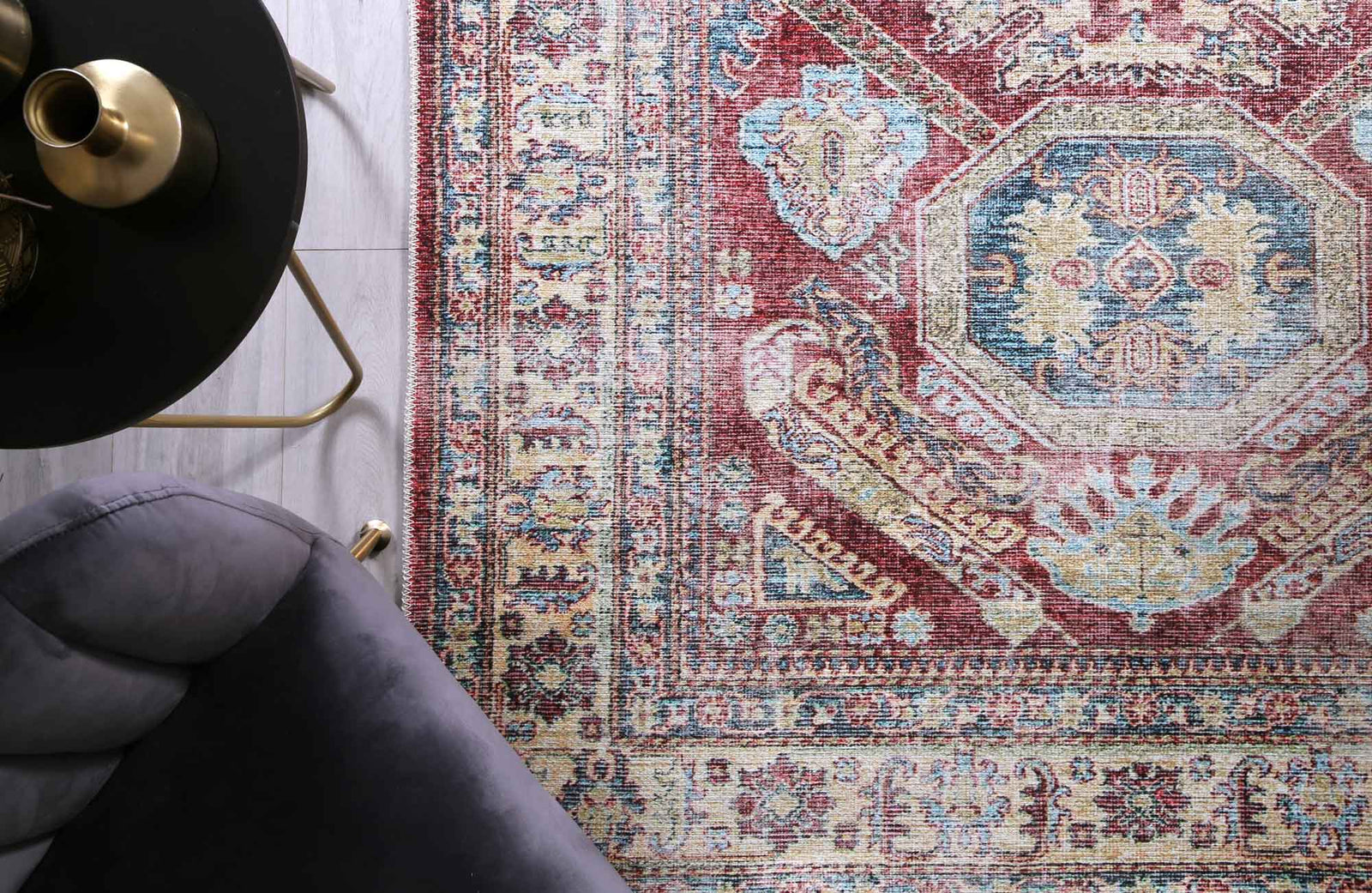 Traditional Kazak Ruby - Washable Rug - Rugs a Million