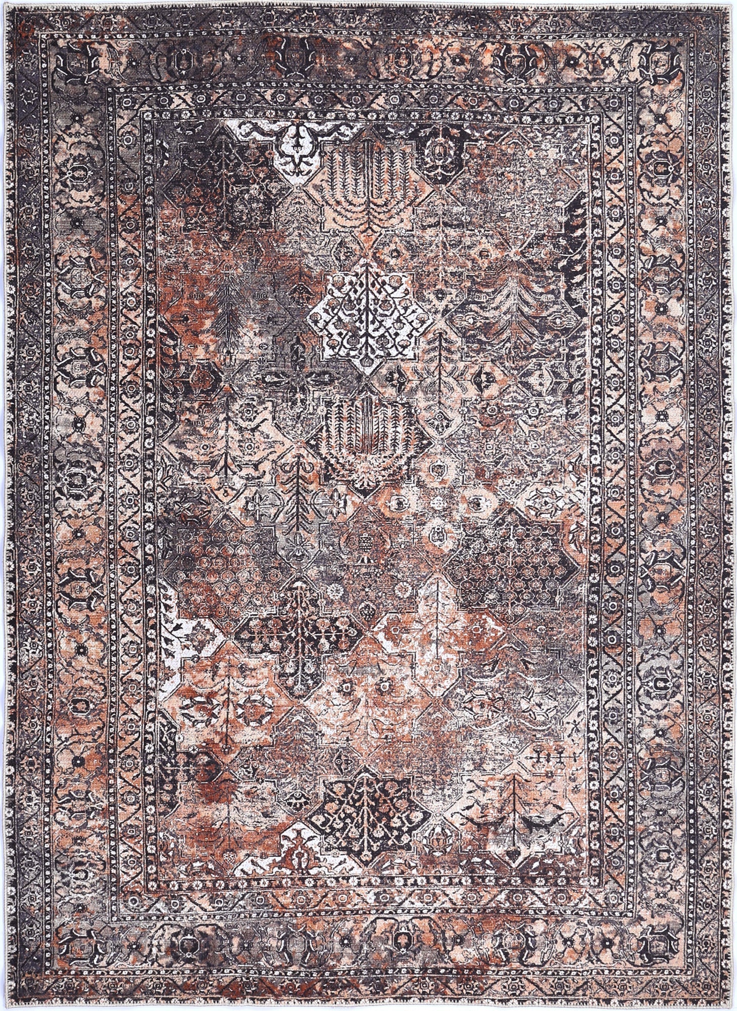 Vintage Tanner Neutral Washable Rug - Washable Rug - Rugs a Million