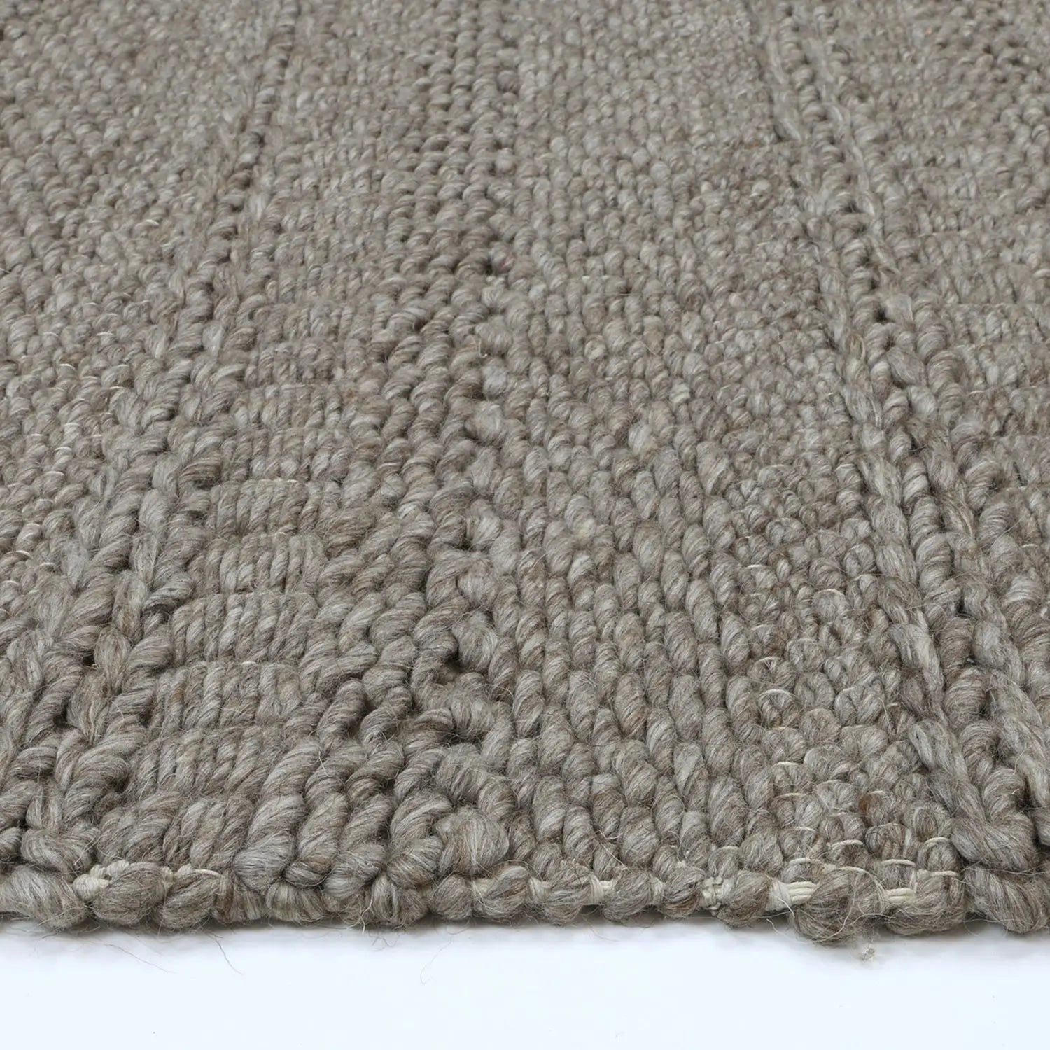 Anatori Mocha wool textured Rug - Rugs - Rugs a Million