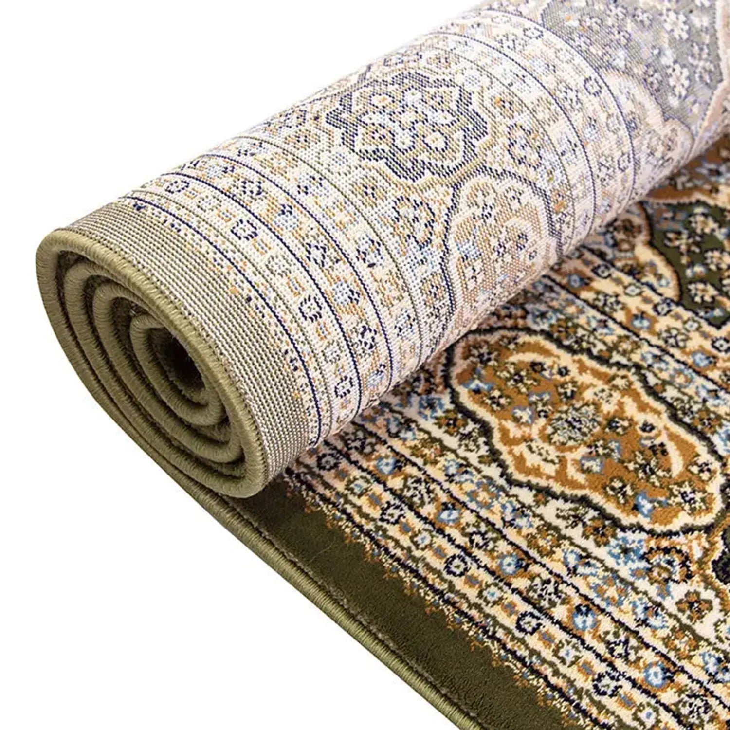 Suzani Sage Green Persian Rug Decorug