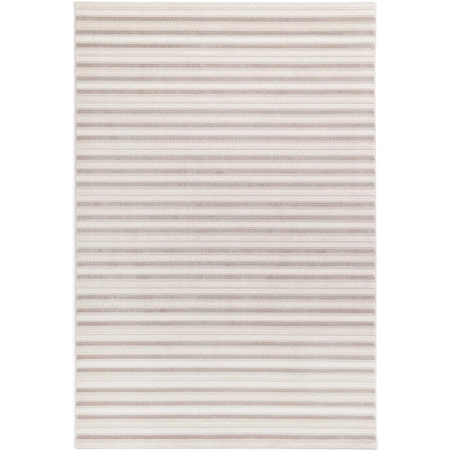 Agra Light Beige Striped Rug - Rugs - Rugs a Million