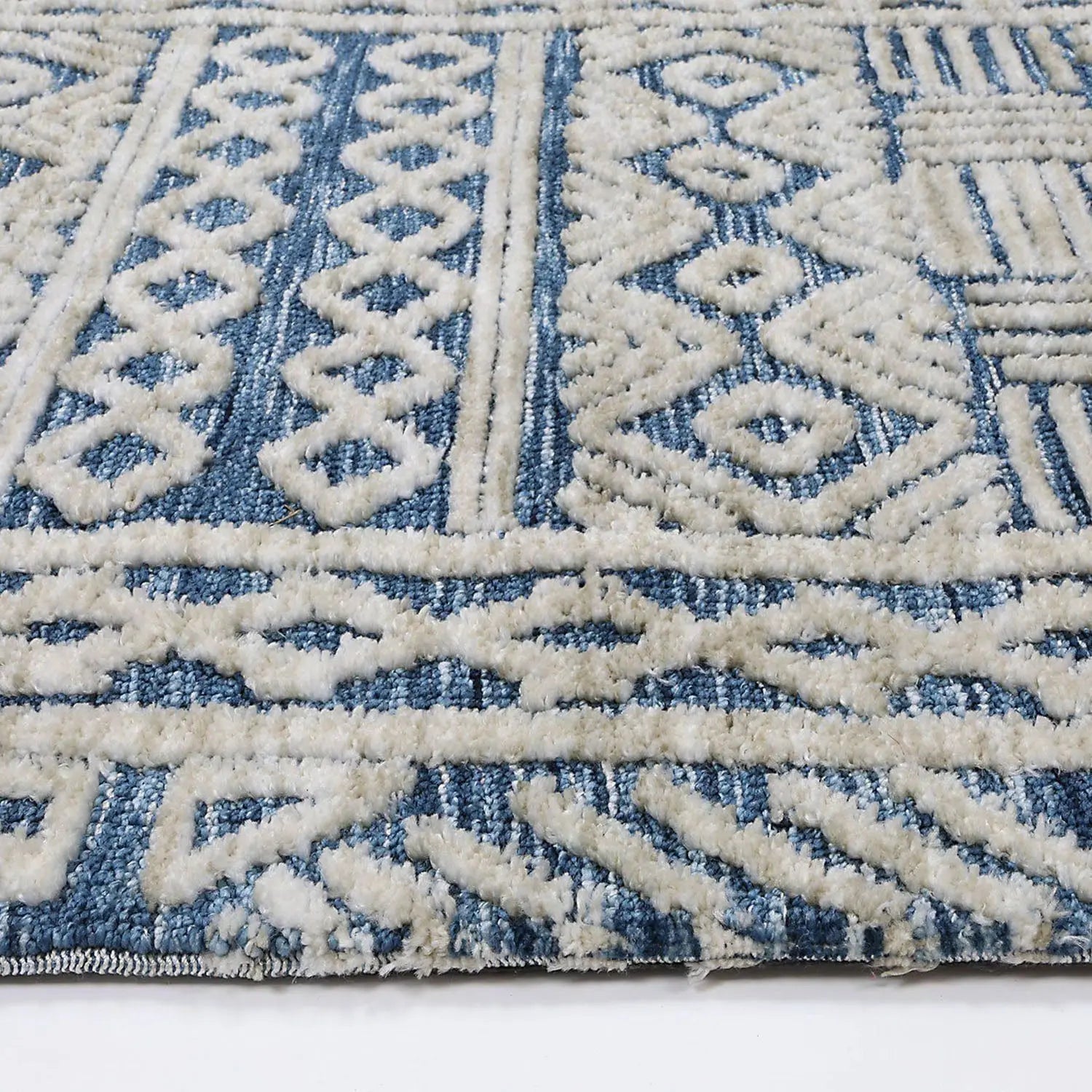 Alayah Tribal Blue Rug - Rugs - Rugs a Million