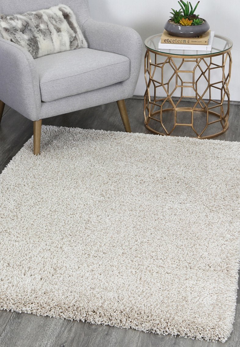 Arctic Plush Beige Cream Shaggy Rug - Shaggy - Rugs a Million