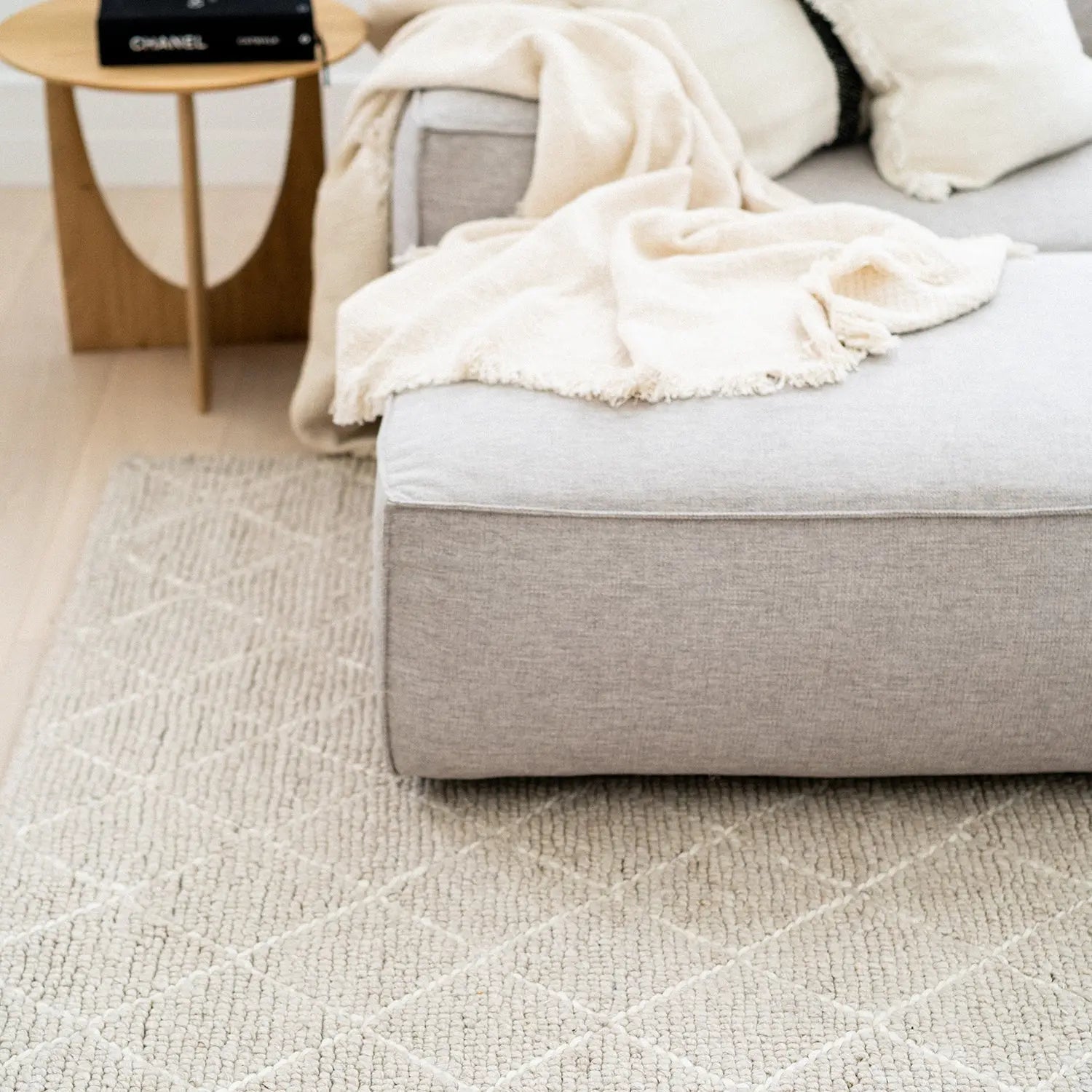 Argyle Diamond Weave Sand Rug - Rugs - Rugs a Million