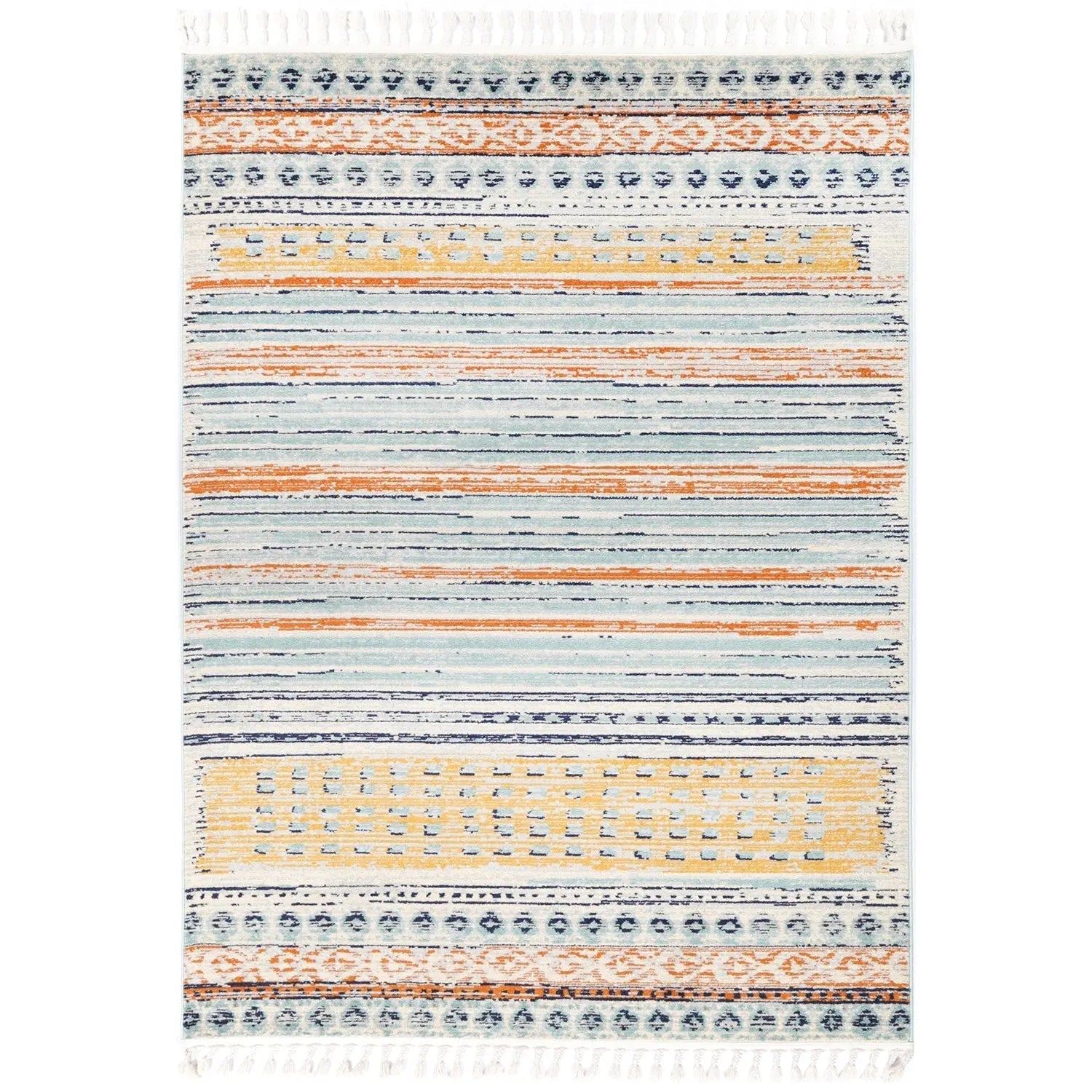 Asilah Light Grey Blue Moroccan Rug - Rugs - Rugs a Million