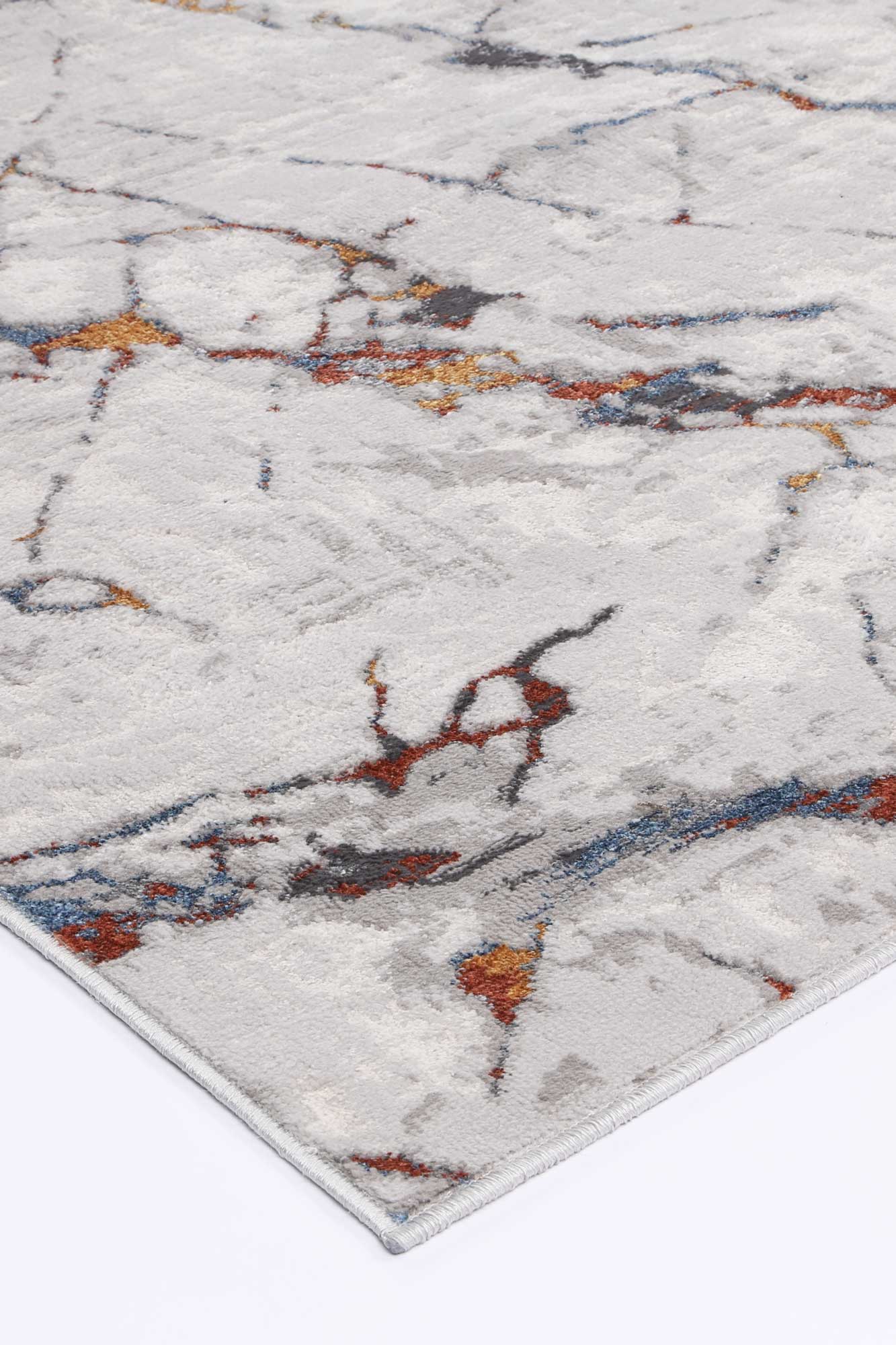 Barton Grey Multi Marble Rug - Rug - Rugs a Million