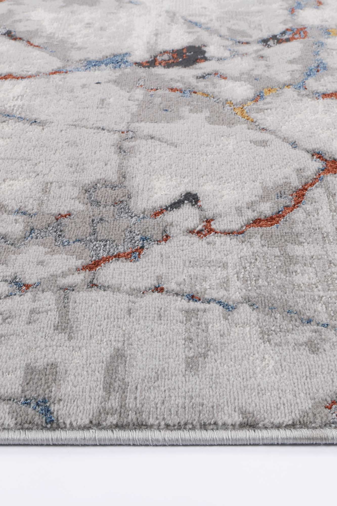 Barton Grey Multi Marble Rug - Rug - Rugs a Million