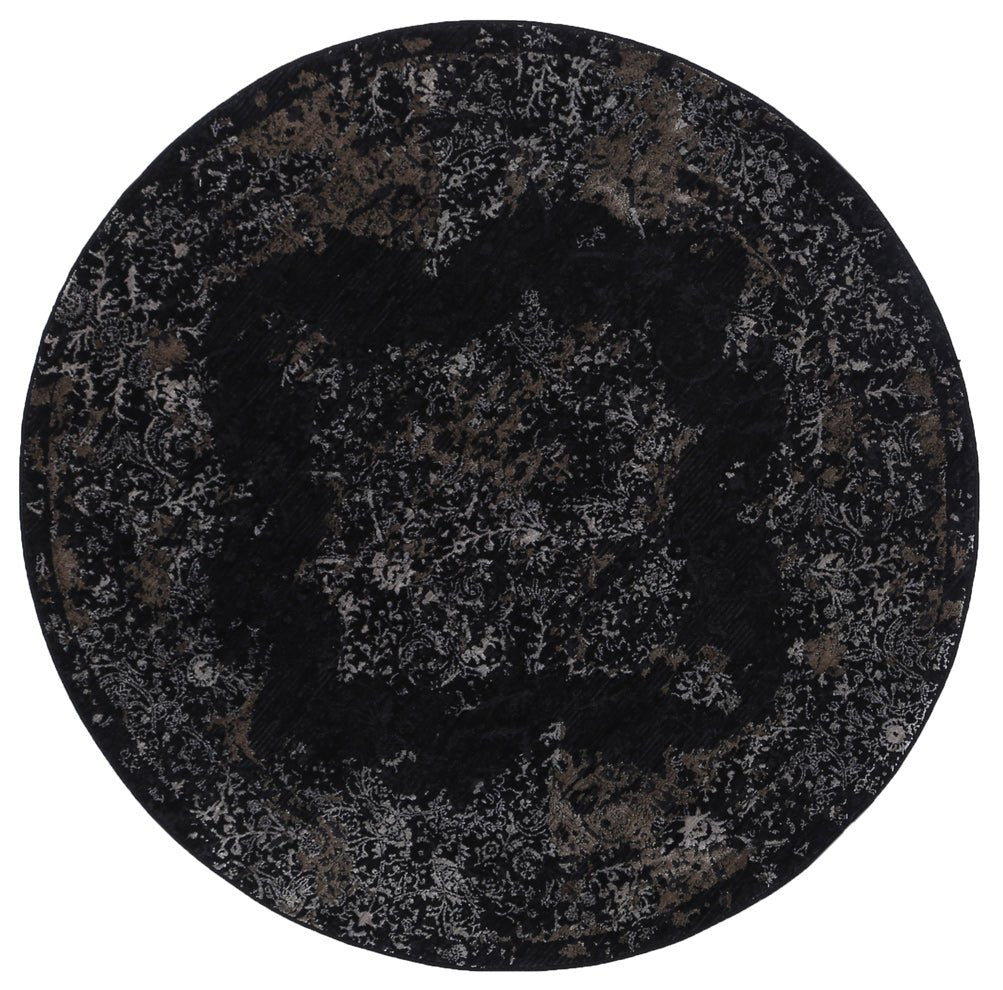 Breukelen Farragut Pewter Round Rug - Rug - Rugs a Million