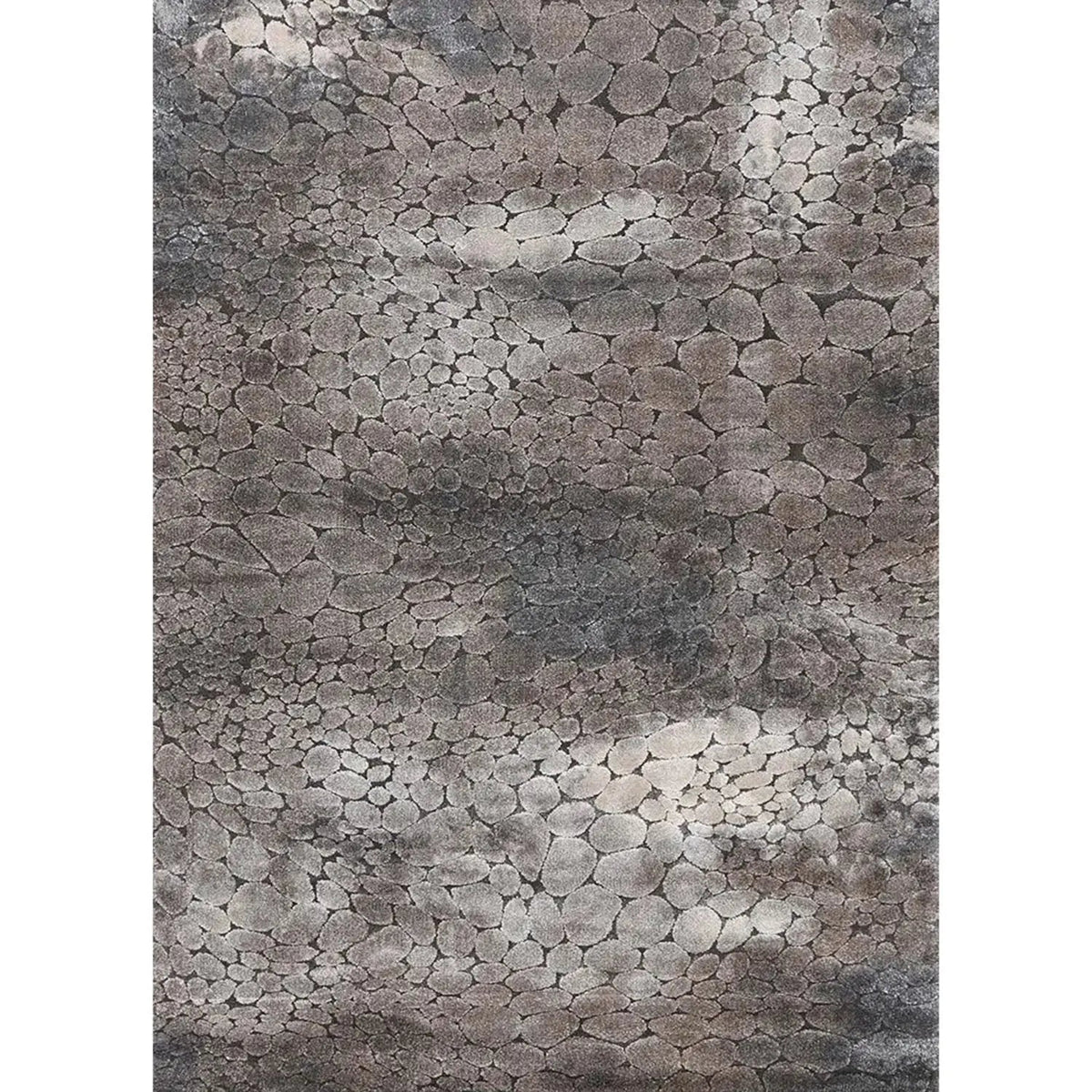 Crete Pebble Patterned Grey Rug - Rugs - Rugs a Million