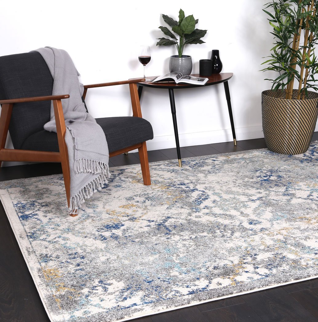 Delicate Blue Green Contemporary Rug - Rugs - Rugs a Million