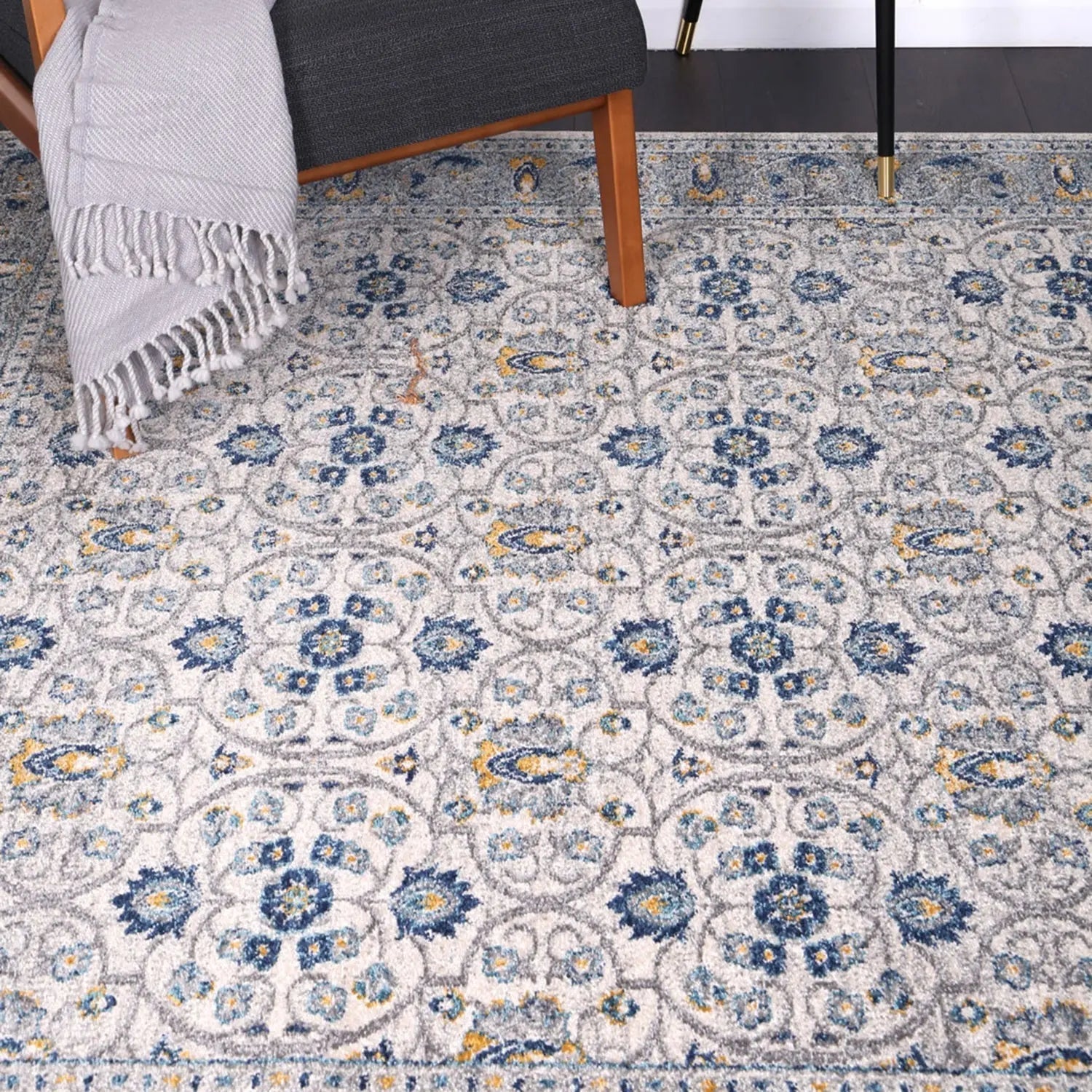 Delicate Blue Green Oriental Rug - Rugs - Rugs a Million