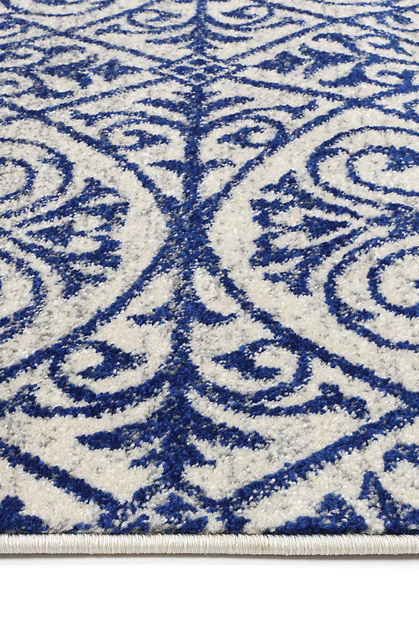 Delicate Blue White Transitional Rug - Area Rug - Rugs a Million