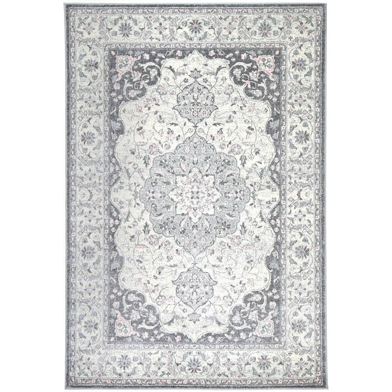 Delicate Grey Oriental Rug - Rugs - Rugs a Million