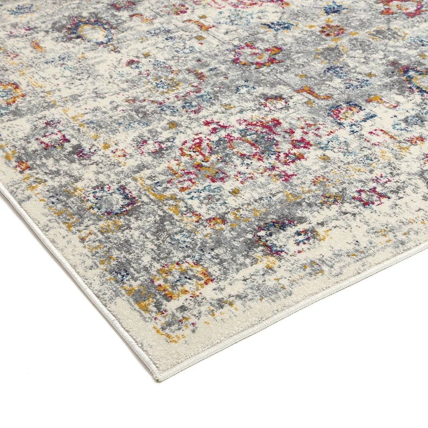 Delicate Multi Grey Traditional Rug - Rugs - Rugs a Million