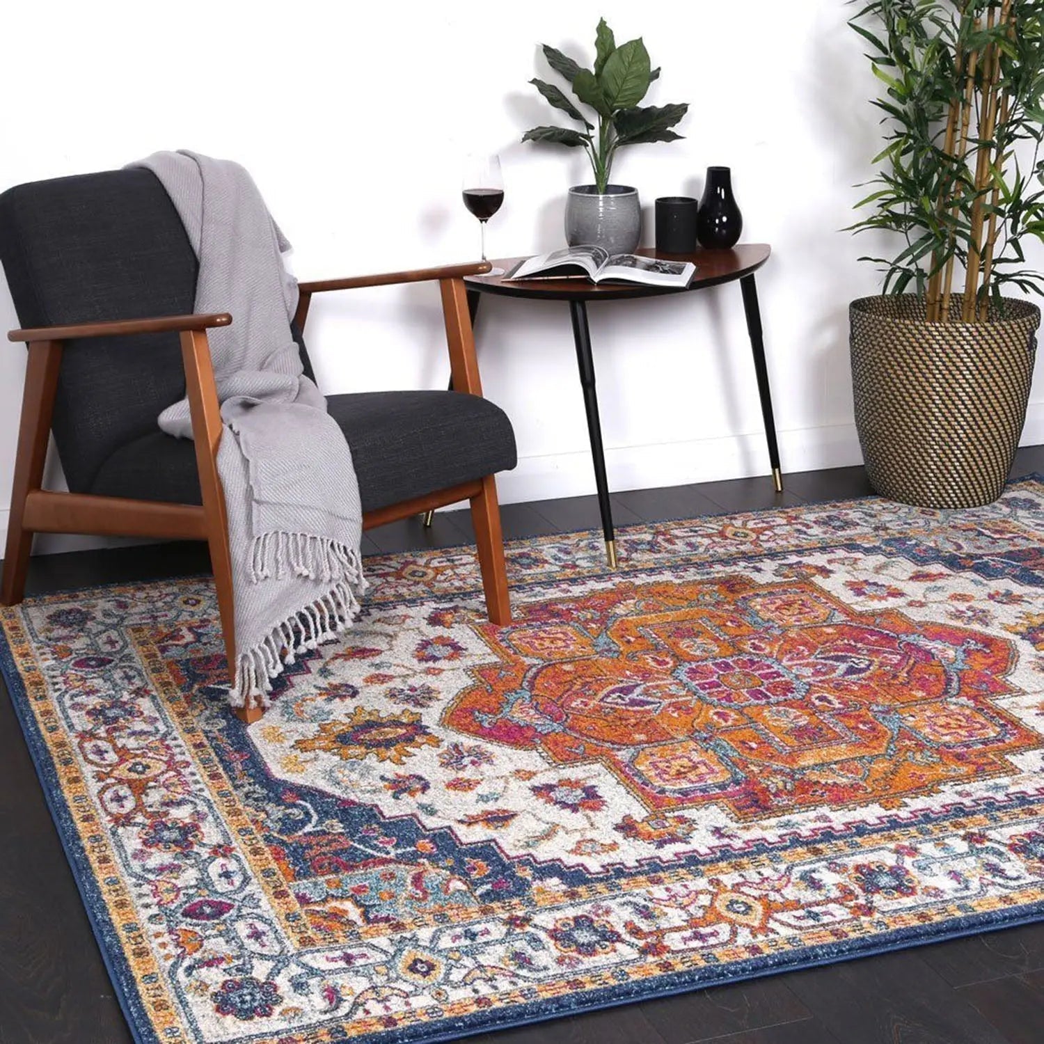 Delicate Multi Oriental Rug - Rugs - Rugs a Million