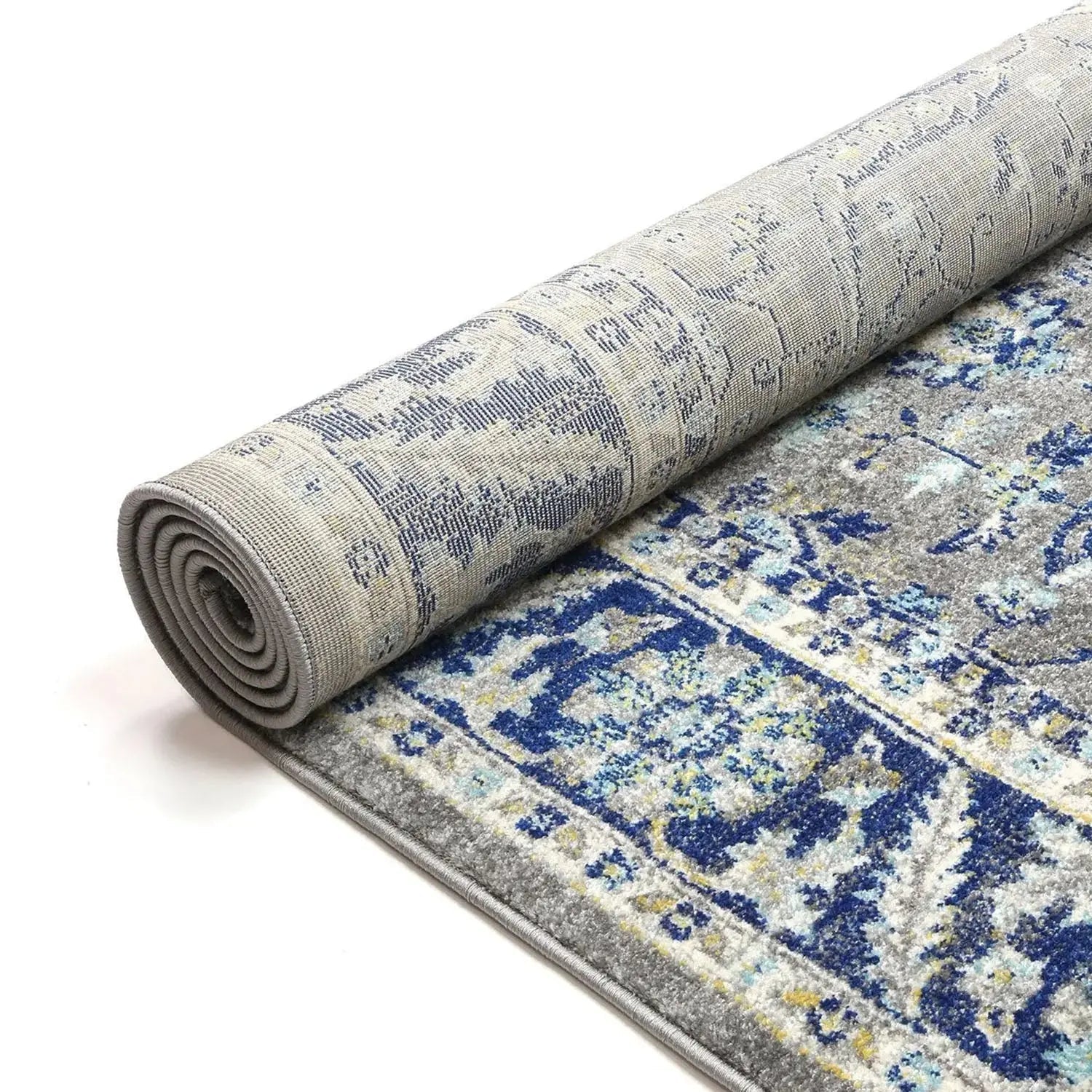 Delicate Navy Blue Oriental Rug - Rugs - Rugs a Million