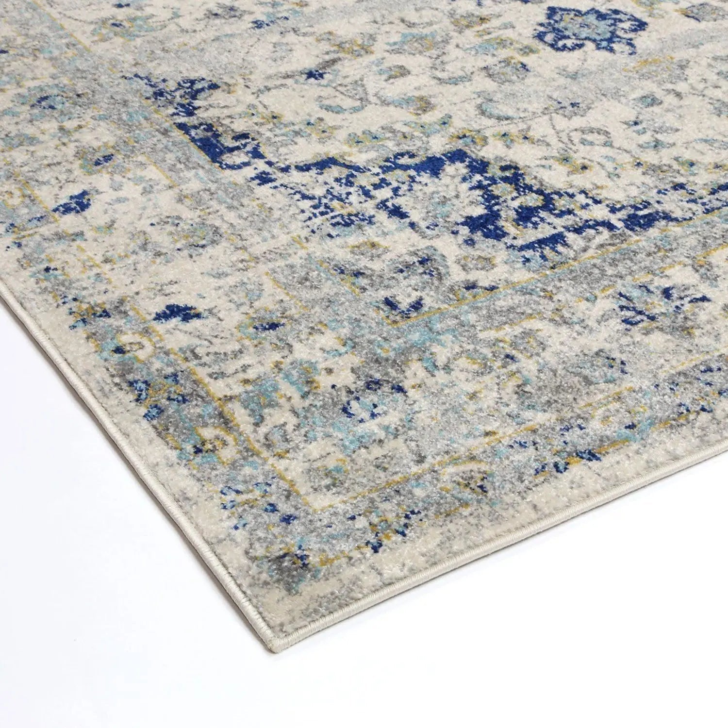 Delicate Navy Blue Traditional Rug - Rugs - Rugs a Million