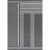 Elements Herringbone Indoor/Outdoor Grey Stone Rug - Rugs - Rugs a Million
