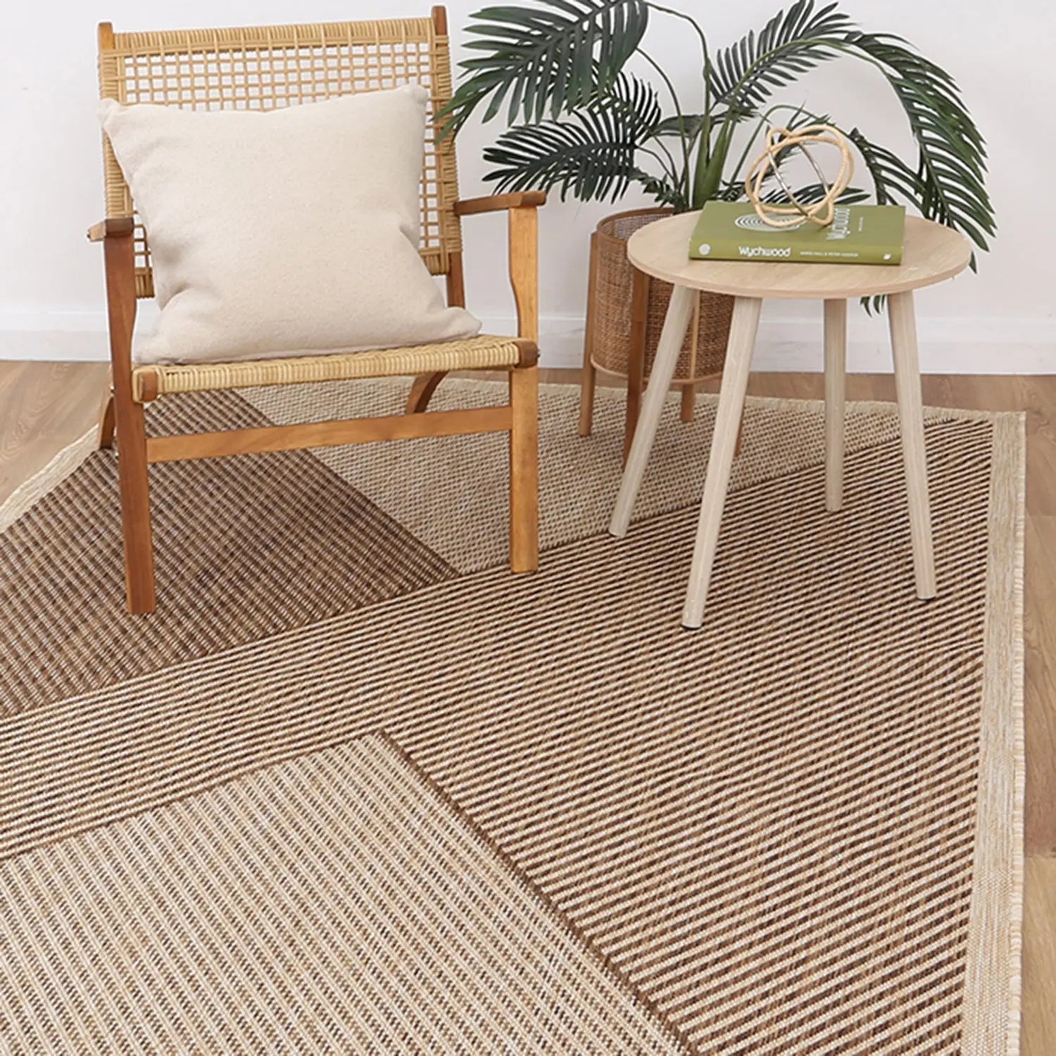 Elements Indoor/Outdoor Cream Shade Rug - Rugs - Rugs a Million