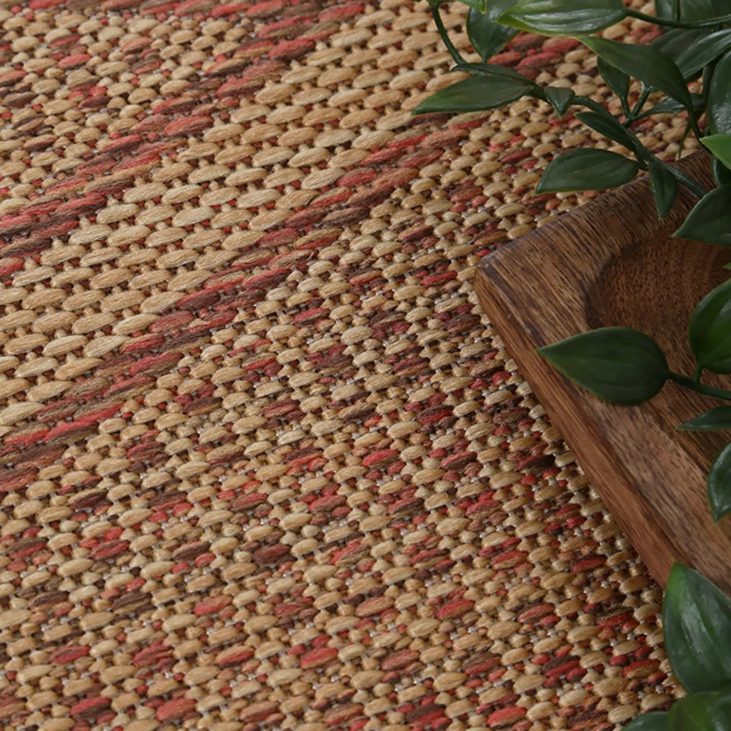 Elements Indoor/Outdoor Terracotta Diamond Rug - Rugs - Rugs a Million