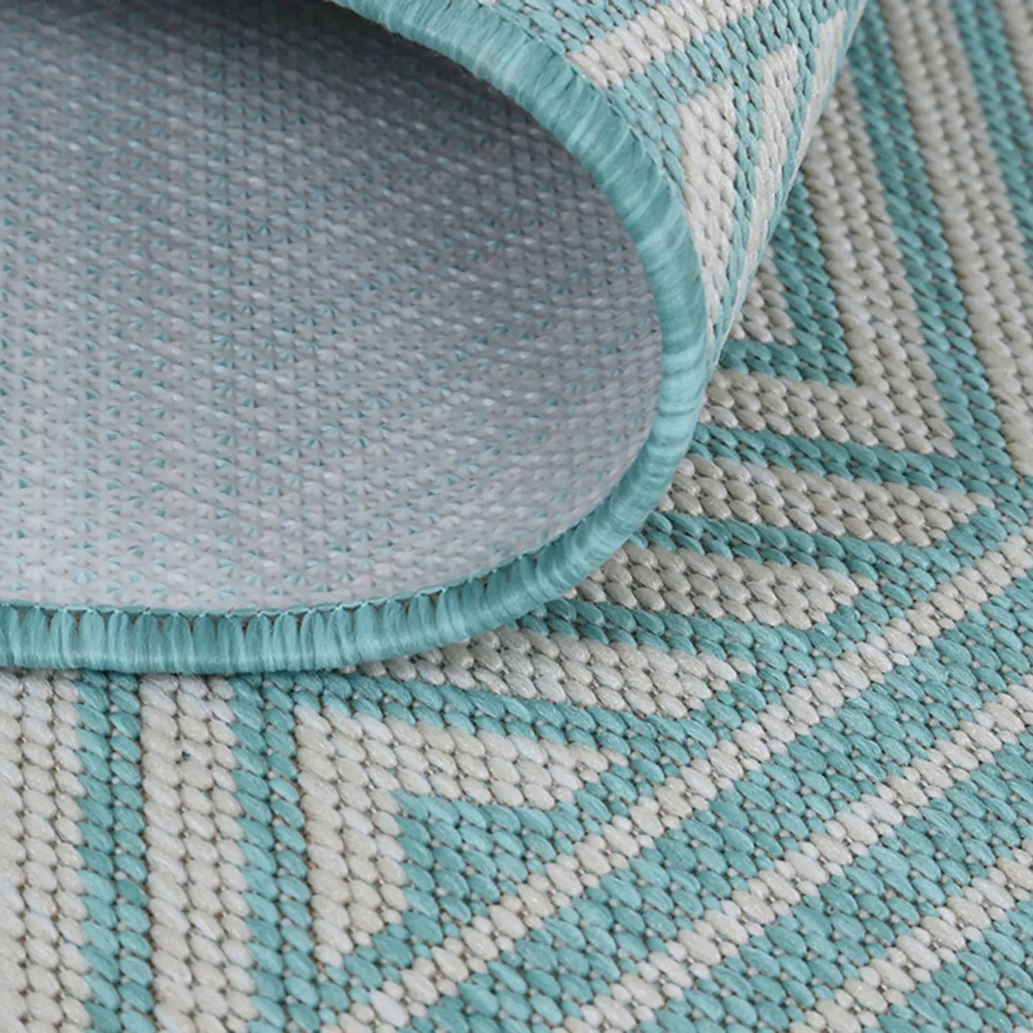 Elements Indoor/Outdoor Turquoise Rug - Rugs - Rugs a Million
