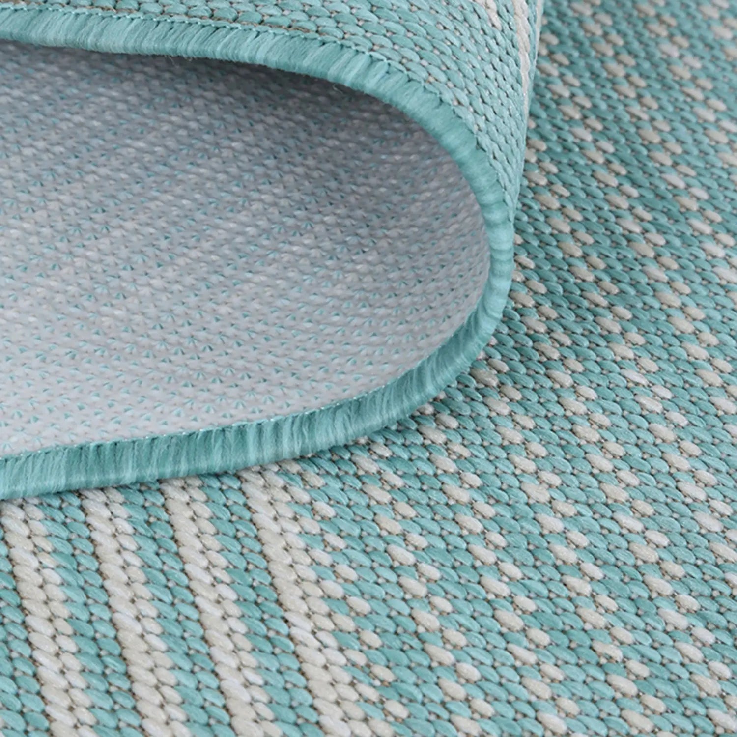 Elements Indoor/Outdoor Turquoise Shade Rug - Rugs - Rugs a Million