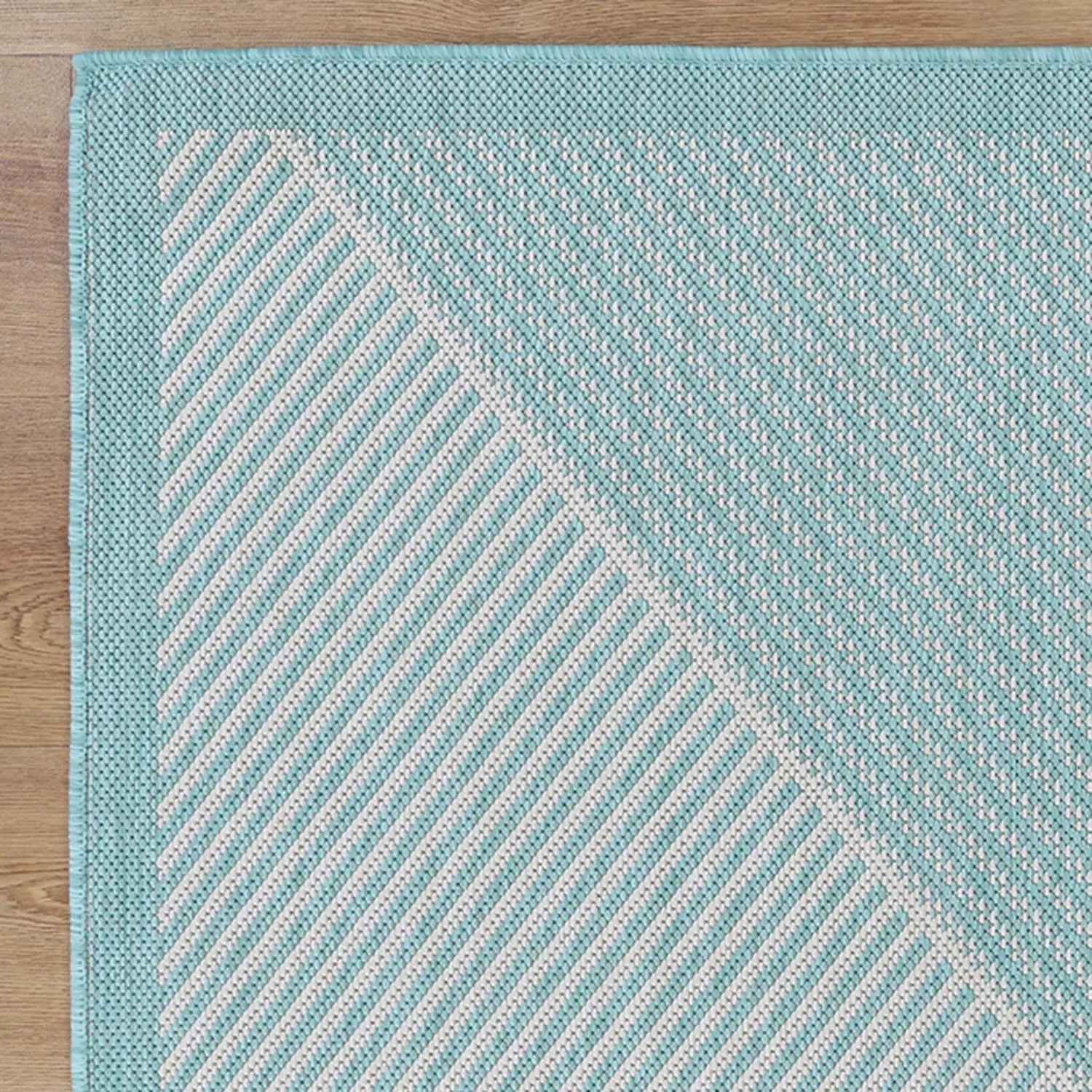 Elements Indoor/Outdoor Turquoise Shade Rug - Rugs - Rugs a Million