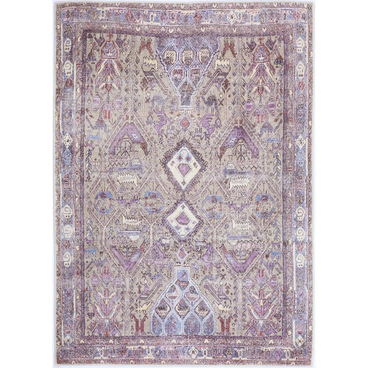 Enchant Washable Electric Purple Rug - Rugs - Rugs a Million