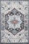 Fortune Traditional Blue Charcoal Rug - Rug - Rugs a Million