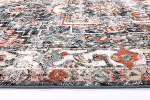 Fortune Traditional Charcoal Rug - Rug - Rugs a Million
